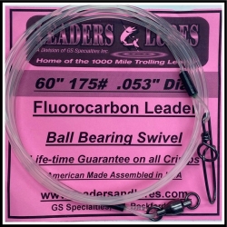 175# 60" Fluorocarbon Leader .053" Dia